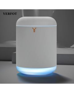 Office Desk Car Humidifier Diffuser Cool Fog Silent Ambient Light Round Portable Travel 0.26 Gallon (1 Liter) Water Tank